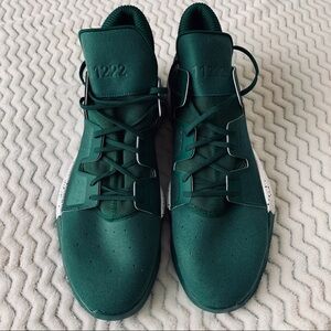 Adidas Green Brooklyn Basketball Shoes Sz 18